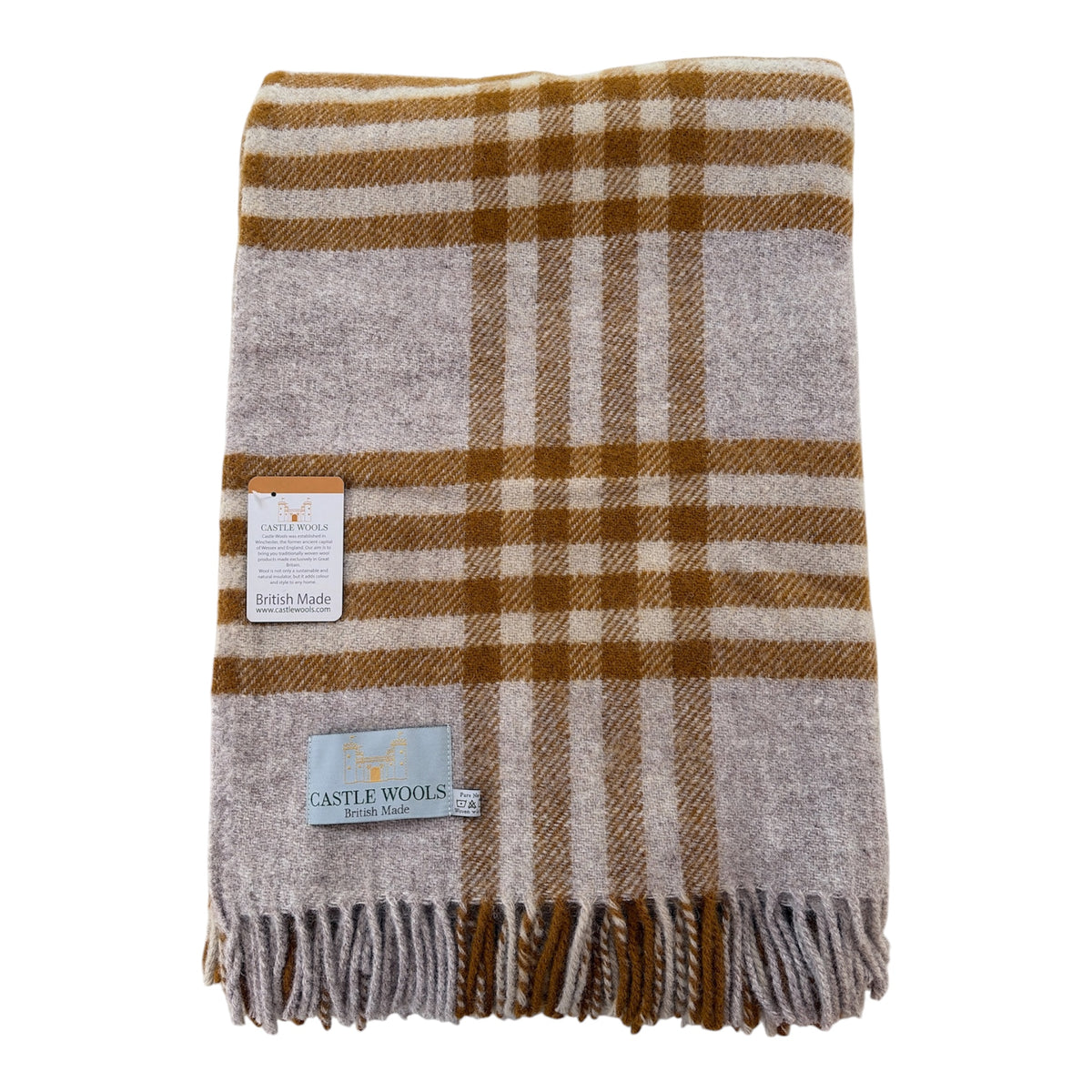 English Mustard X/L Throw