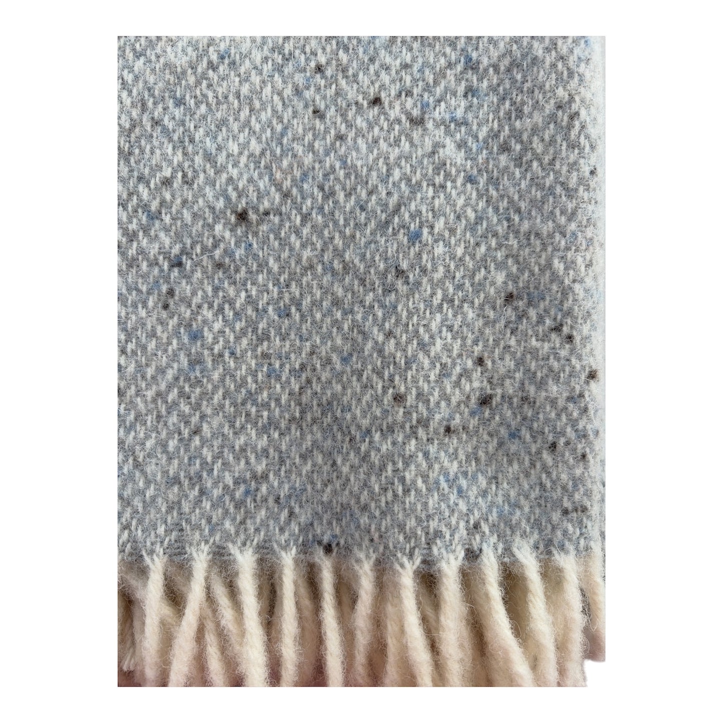 Speckled Duck Egg  X/L Wool Throw