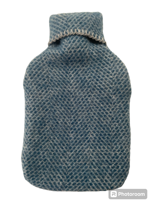Blue and Cream Hot Water Bottle