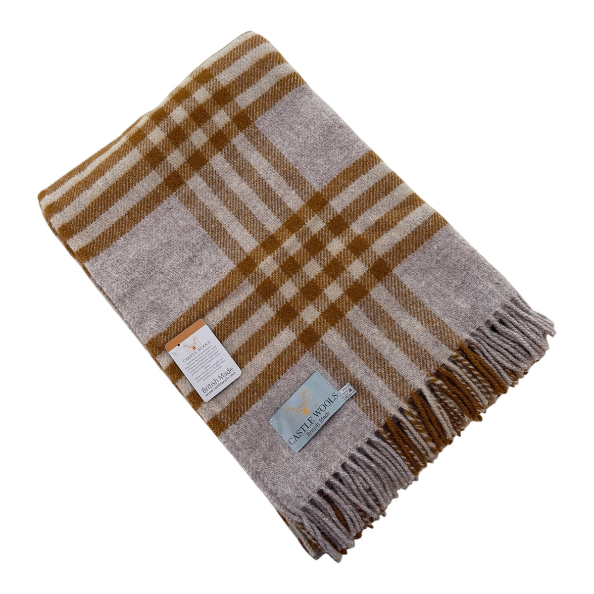 English Mustard X/L Throw
