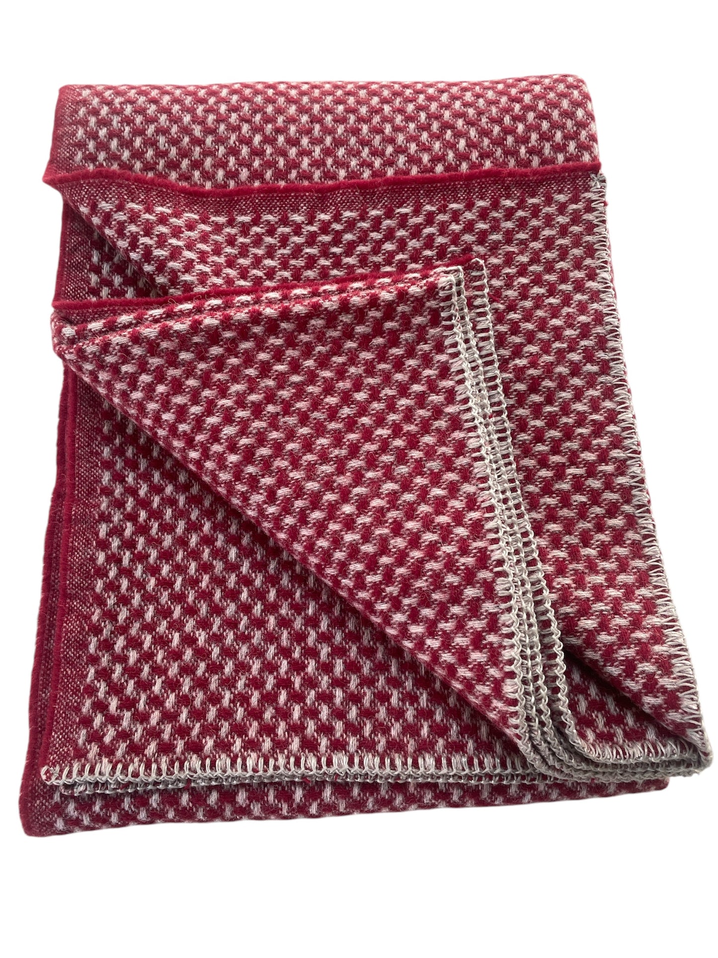 Chilli,Grey and Silver Wool Throw