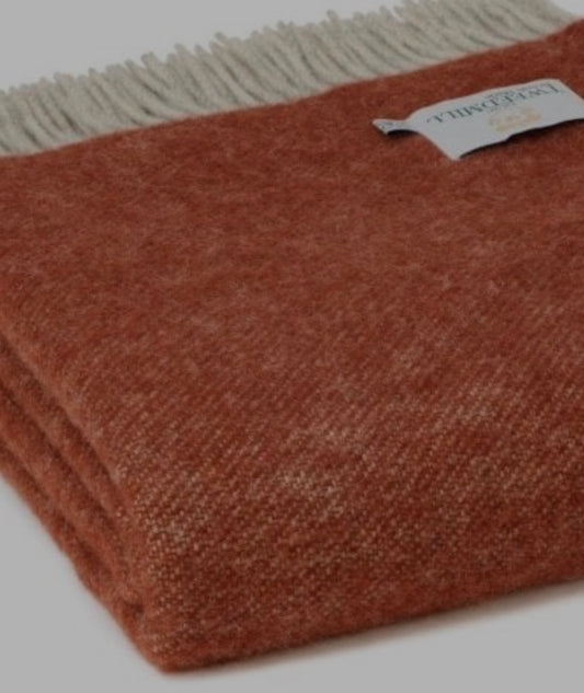 Ketchup Red Wool Throw