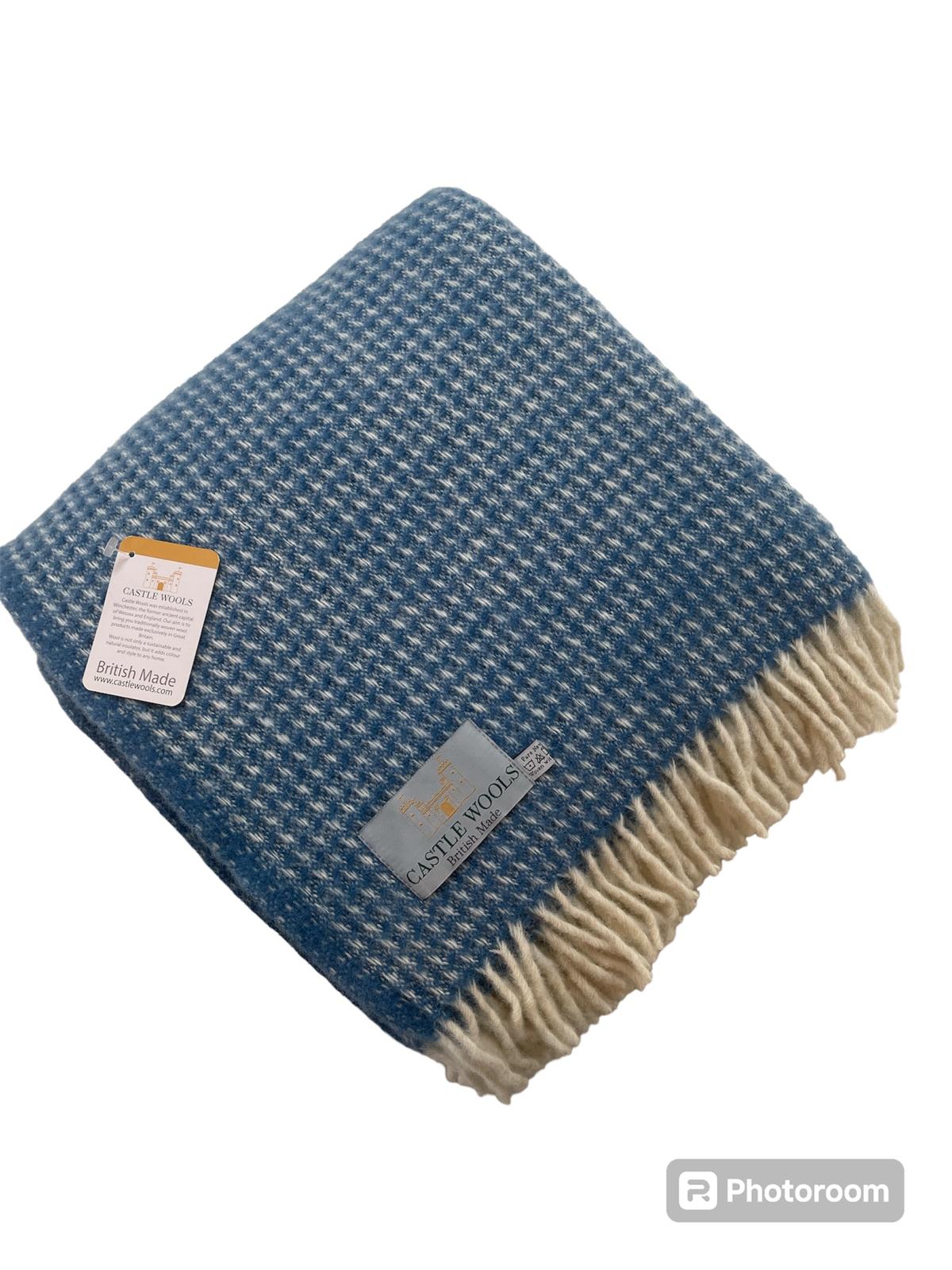 Blue Jay Waffle Throw