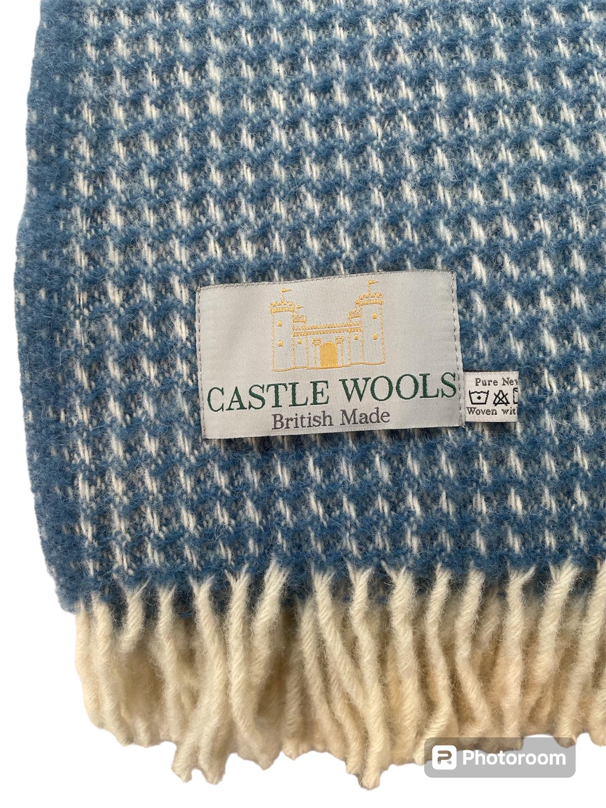 Blue Jay Waffle Throw